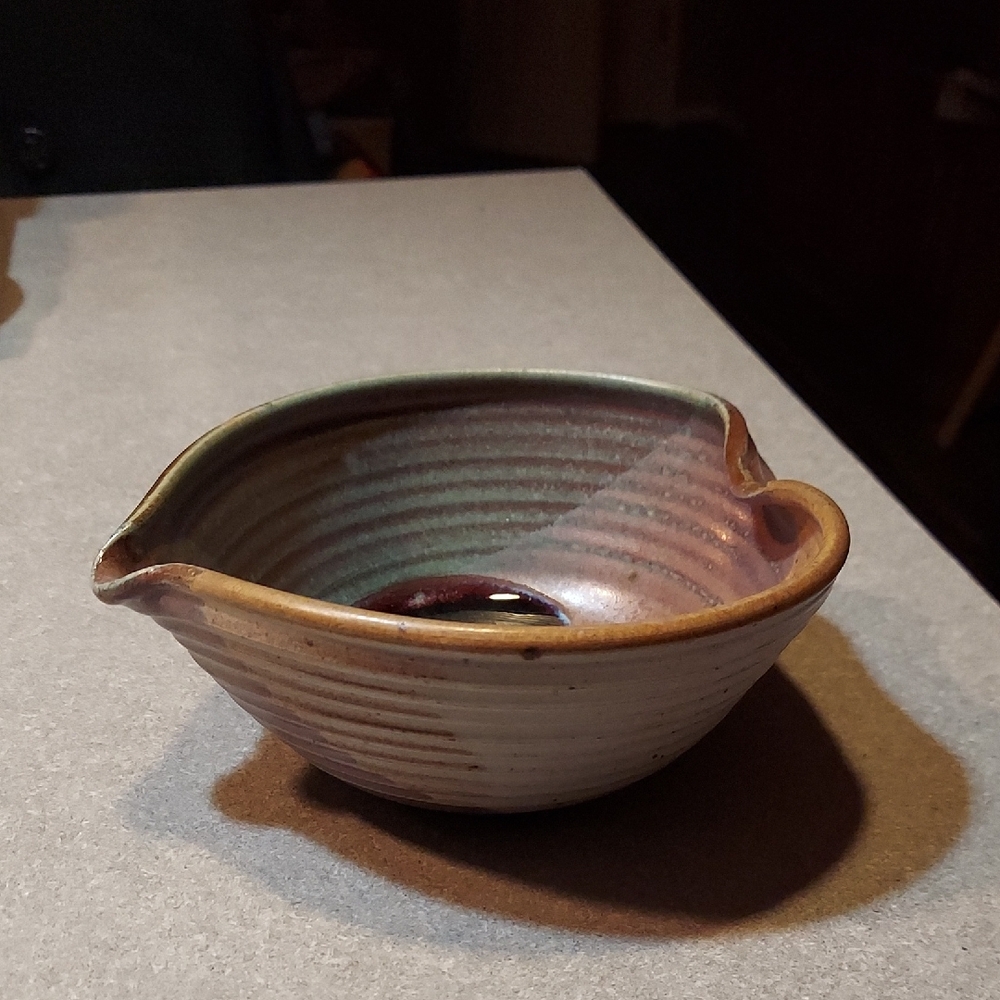 Stone Fence Pottery Heart Shaped Bowl
